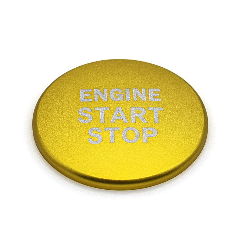 Car Interior Decoration One-key Start Decoration Sticker Key Cover Start Aluminum Alloy ATS Car Design
