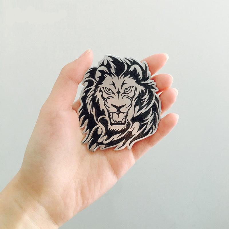 Aluminum Alloy Animal Sticker Car Modification Label ATS Car Design