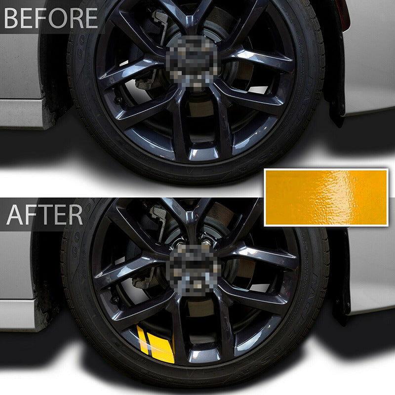 Steel Ring Modification Reflective Bumper Line Rearview Mirror Decorative Stickers ATS Car Design