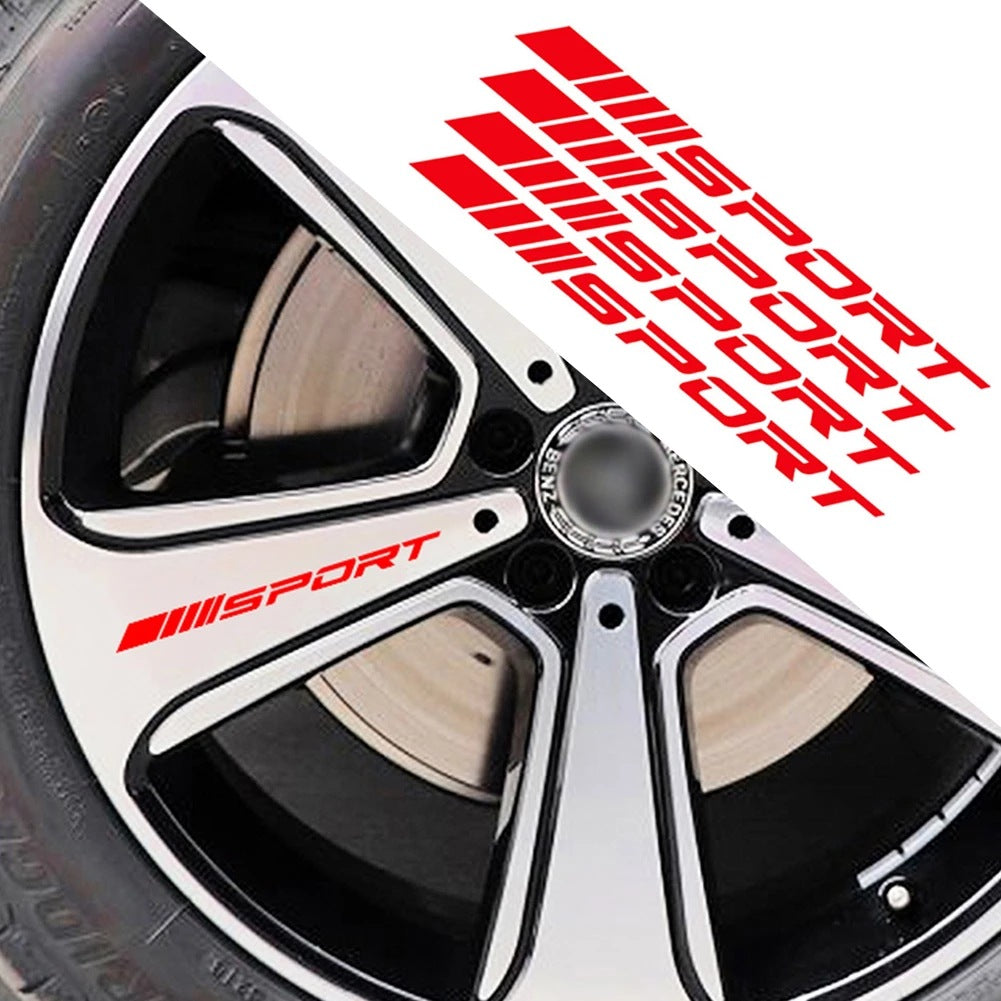 Car Rim Stickers Rim Stickers Rearview Mirror Door Handle Sticker ATS Car Design