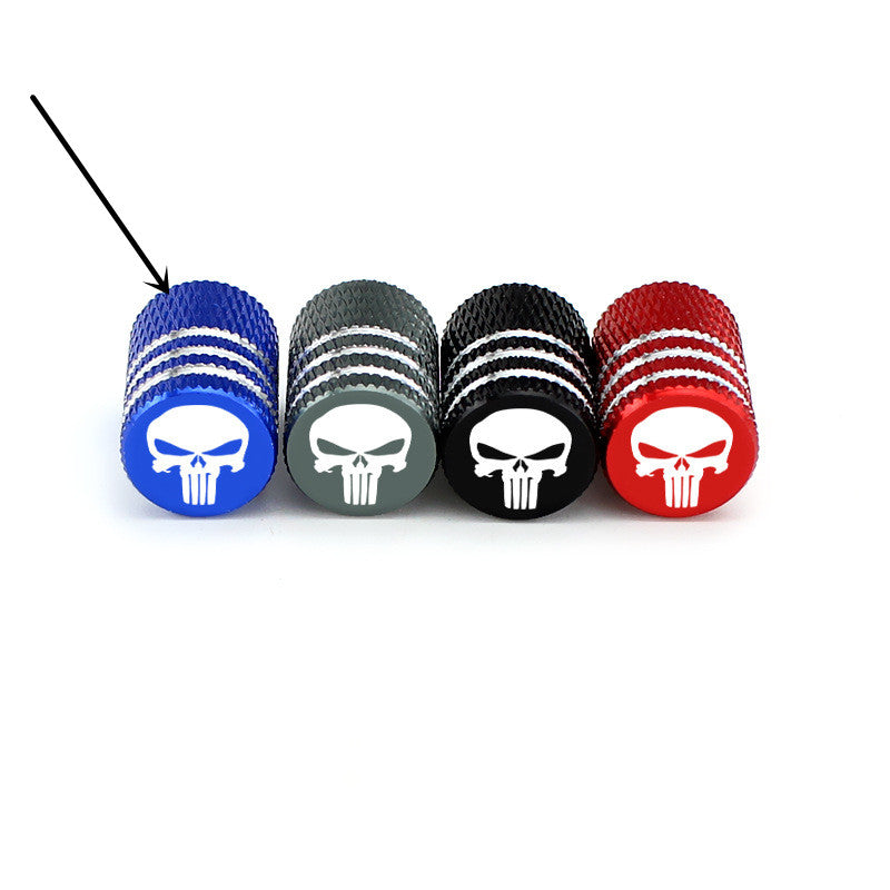 Long Tooth Skull Car Tire Valve ATS Car Design