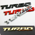 TURBO Style Badge – Universal 3D Metal Logo Emblem