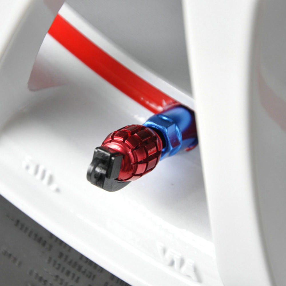 2pcs Car Tire Wheel Rim Stem Air Valve Caps ATS Car Design