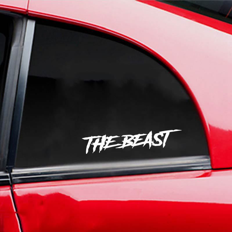 Foreign Trade Automobile English Beast Personality Creative Fashion Cool English Body Glass Decorative Sticker ATS Car Design