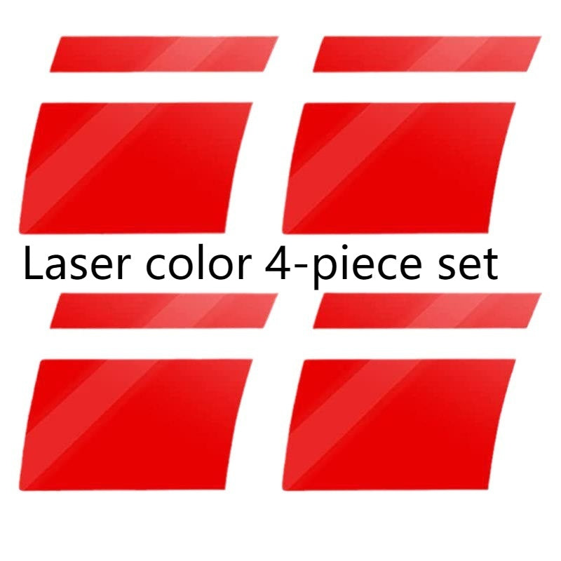 Steel Ring Modification Reflective Bumper Line Rearview Mirror Decorative Stickers ATS Car Design