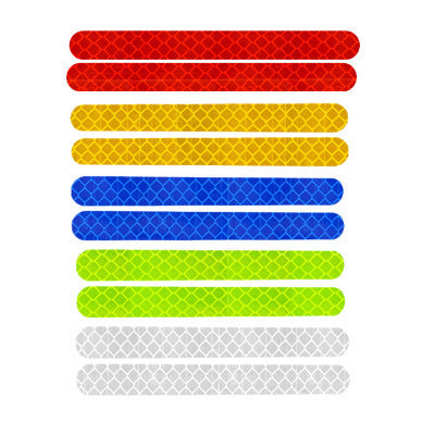 Car Reflective Rearview Mirror Warning Sticker Reversing Mirror Night Safety Reflection Warning Strip Anti-collision Scratch Sticker ATS Car Design