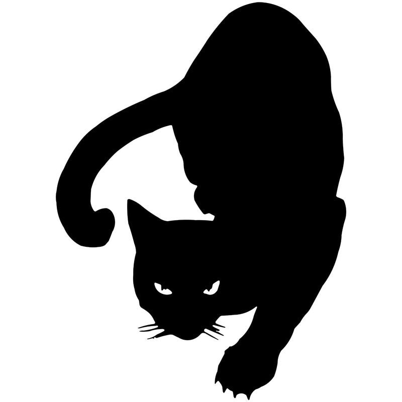 Simple Pet Cat Car Personality Reflective Sticker ATS Car Design