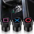 PlayStation Game Button Style Tire Valve Caps – Universal Aluminum Air Valve Covers
