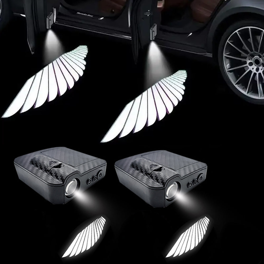 Angel Wings Door Entry Lights – Welcome Projection