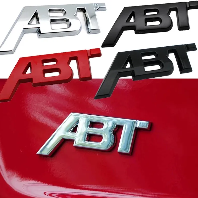 ABT Style Badge Emblem – Universal 3D Metal Logo