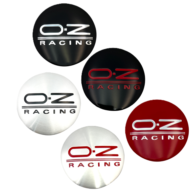 OZ Style Wheel Center Cap Stickers – 3D Hub Cap Emblem Set