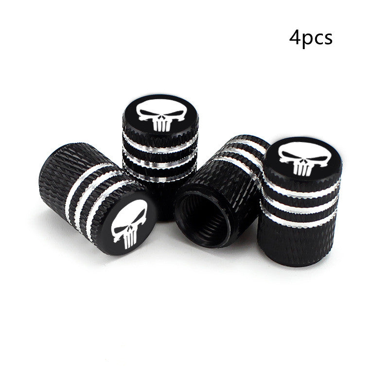 Long Tooth Skull Car Tire Valve ATS Car Design