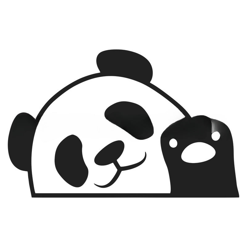 Peeking Panda Automobile Sticker Vinyl Creative Decal Cute Panda Car Accessories ATS Car Design