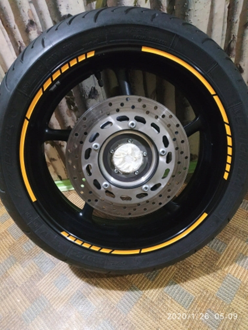 18 Inch car rim wheel with motorcycle rim sticker ATS Car Design