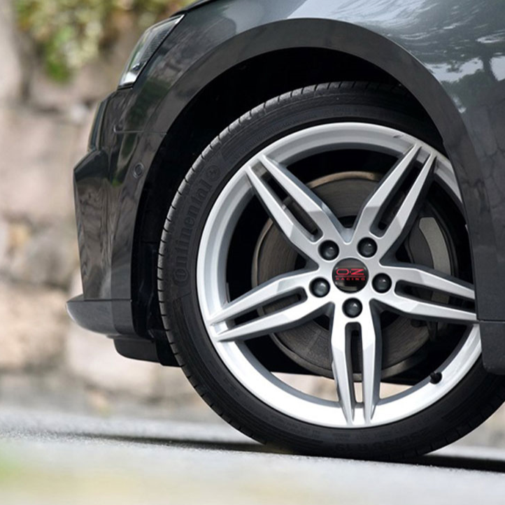 OZ Style Wheel Center Cap Stickers – 3D Hub Cap Emblem Set