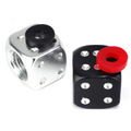 Dice Style Tire Valve Caps – Universal Aluminum Air Valve Covers