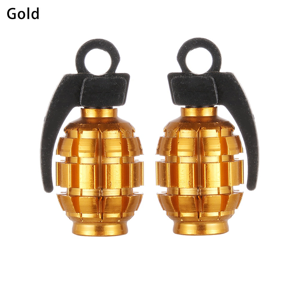 2pcs Car Tire Wheel Rim Stem Air Valve Caps ATS Car Design