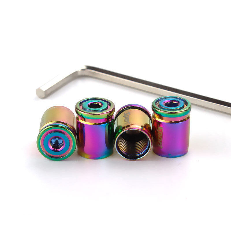 Creative Anti-theft Valve Tire Hat Modification ATS Car Design