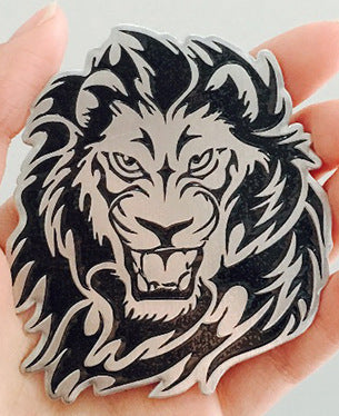 Aluminum Alloy Animal Sticker Car Modification Label ATS Car Design
