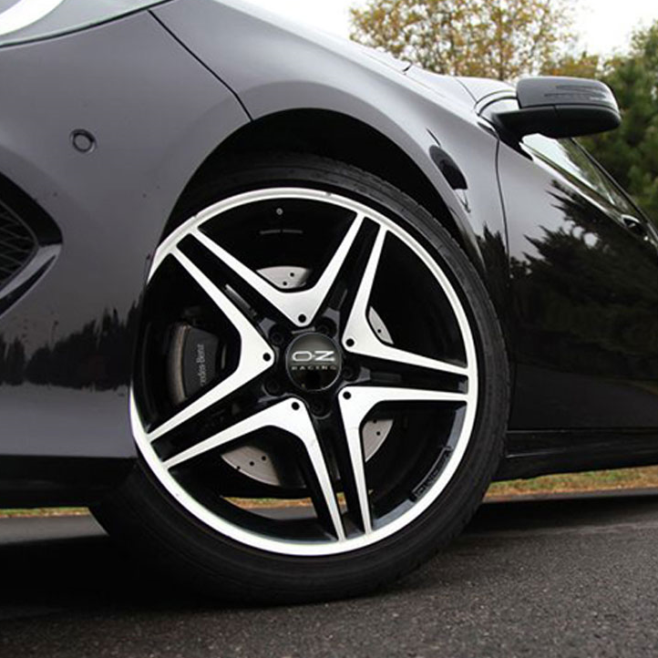 OZ Style Wheel Center Cap Stickers – 3D Hub Cap Emblem Set