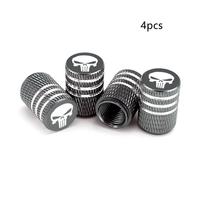 Long Tooth Skull Car Tire Valve ATS Car Design