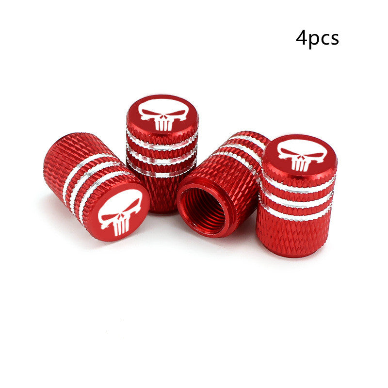 Long Tooth Skull Car Tire Valve ATS Car Design