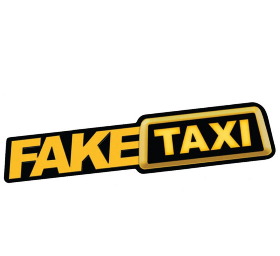 Fake Taxi Drifting Sign Funny Car Sticker ATS Car Design