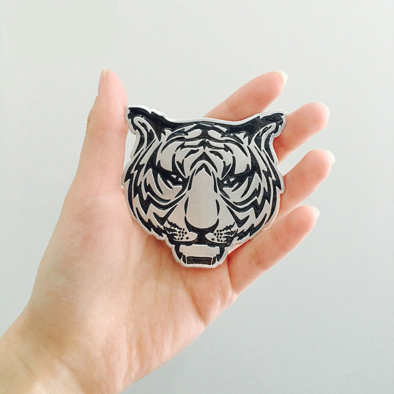 Aluminum Alloy Animal Sticker Car Modification Label ATS Car Design