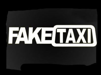 Fake Taxi Drifting Sign Funny Car Sticker ATS Car Design