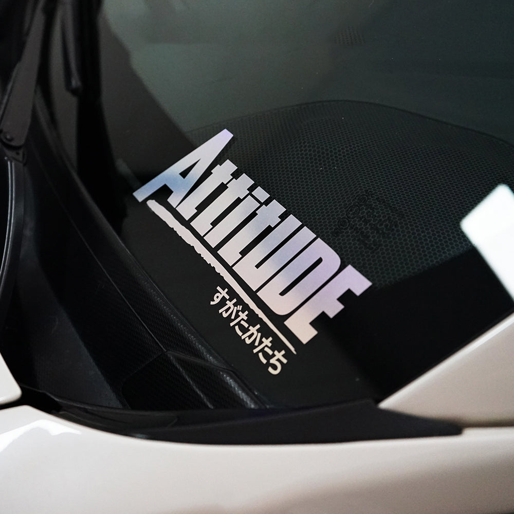 Personality JDM Play Car Attitude Body Window Car Decoration Reflective Stickers Waterproof ATS Car Design