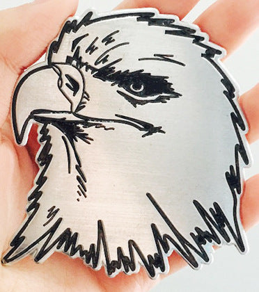Aluminum Alloy Animal Sticker Car Modification Label ATS Car Design