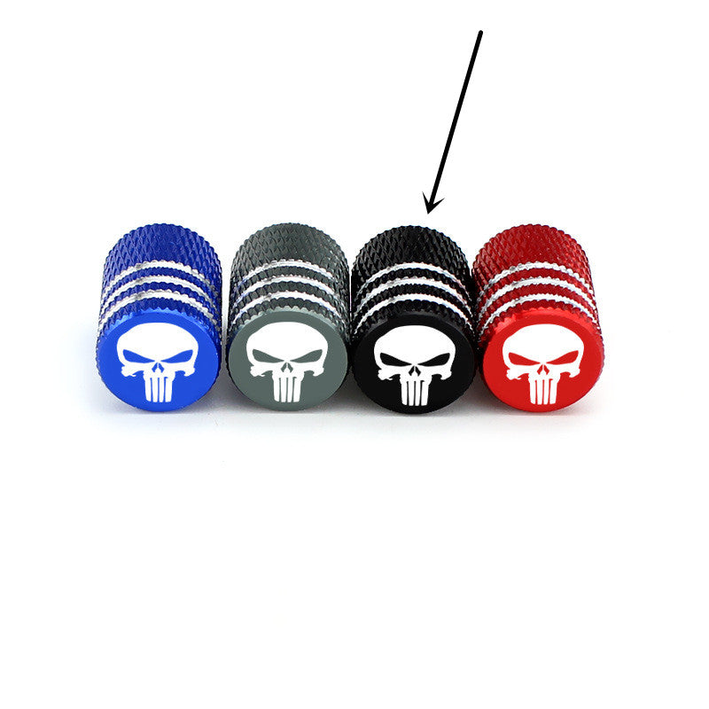 Long Tooth Skull Car Tire Valve ATS Car Design