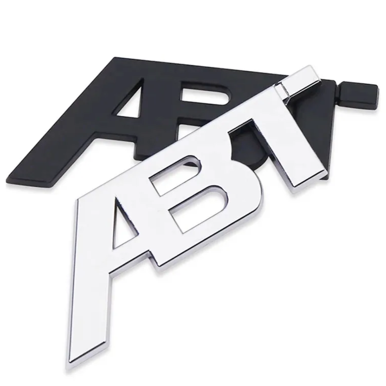 ABT Style Badge Emblem – Universal 3D Metal Logo