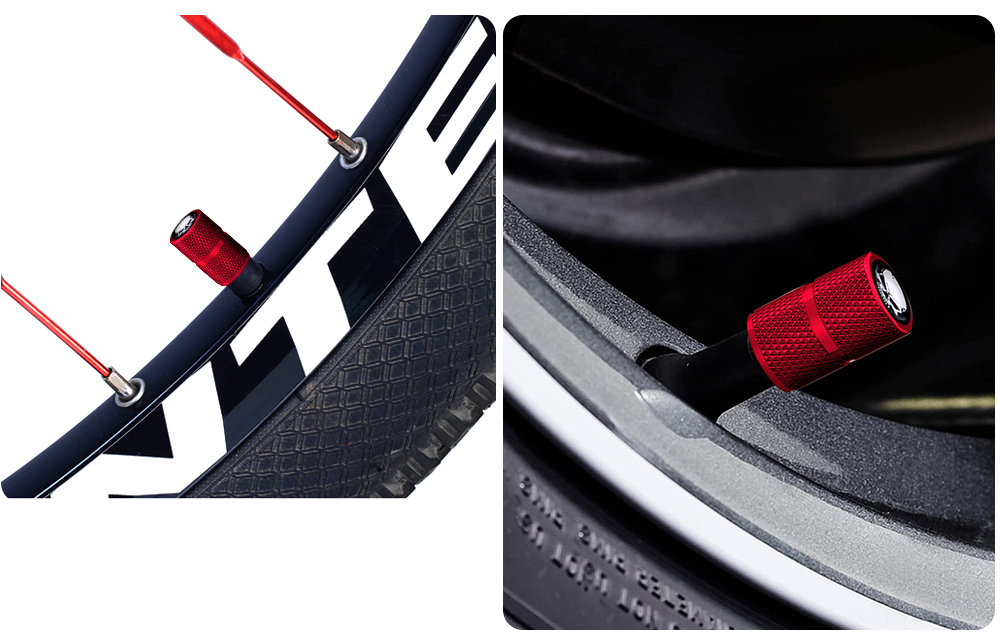 Skull Tire Valve Caps