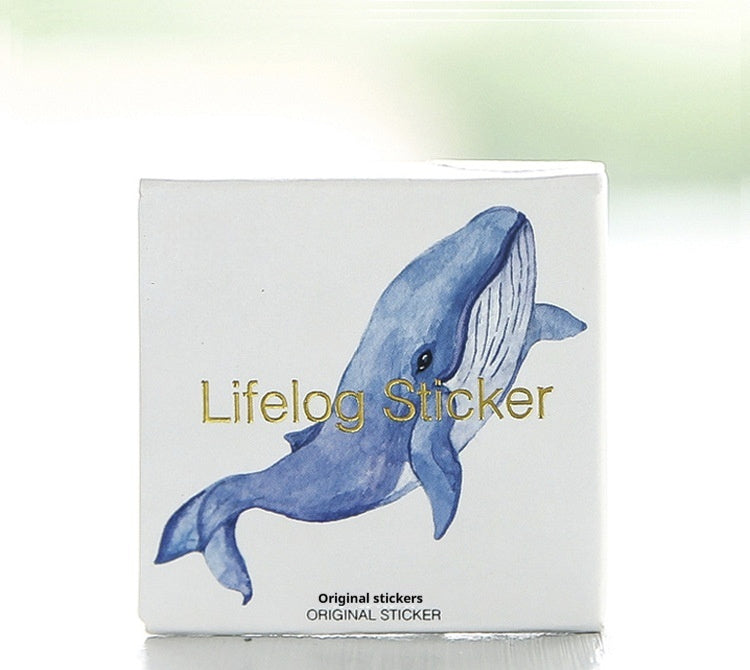 Box-packed Stickers Whale Tent Sticker Decorative Sealing Stickers ATS Car Design