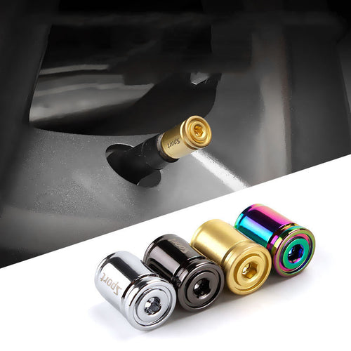 Creative Anti-theft Valve Tire Hat Modification ATS Car Design
