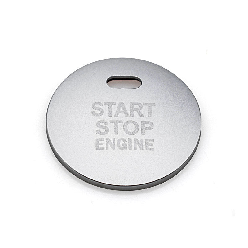 Car Interior Decoration One-key Start Decoration Sticker Key Cover Start Aluminum Alloy ATS Car Design