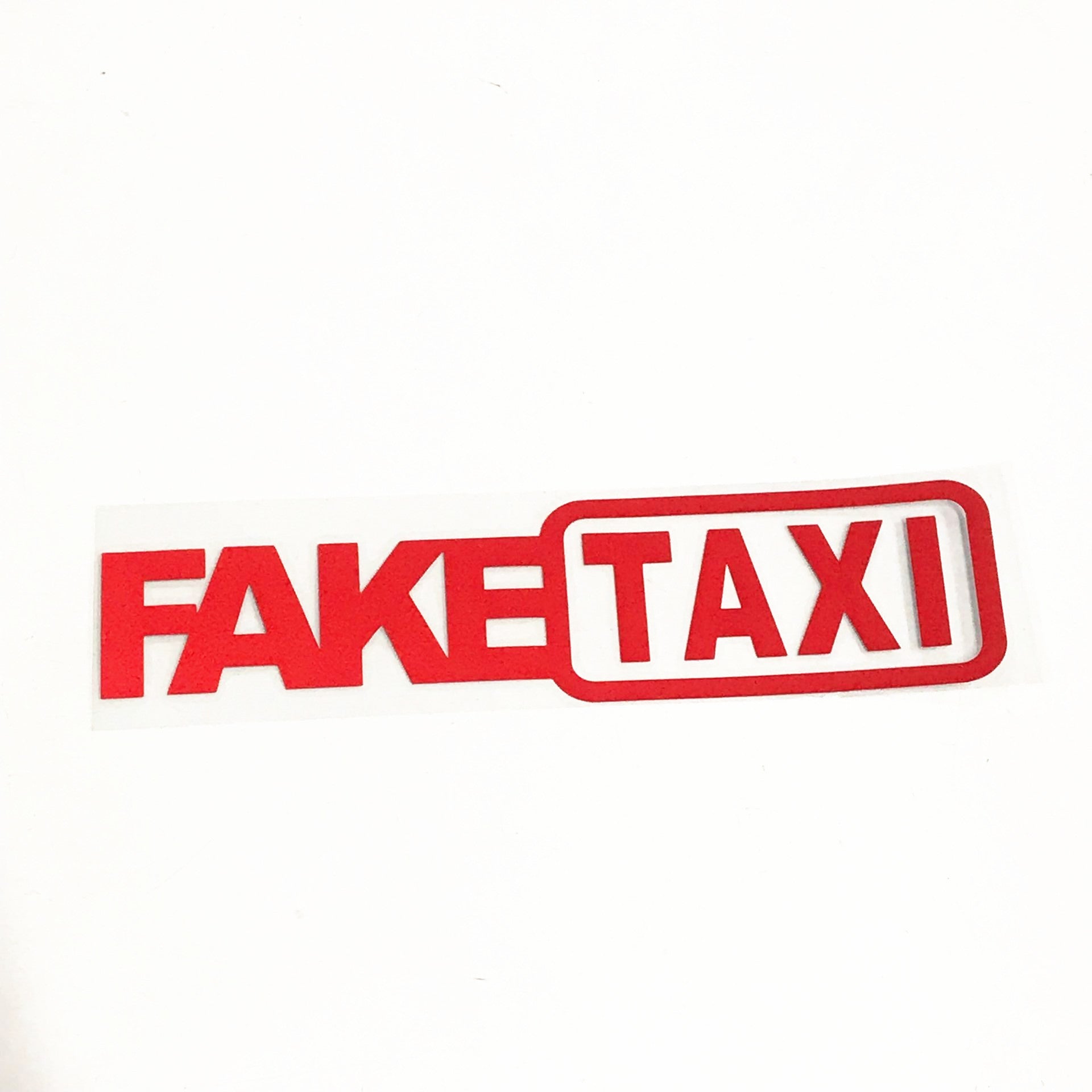 Fake Taxi Drifting Sign Funny Car Sticker ATS Car Design
