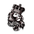 New One Lion Love Crown Graphic Car Body Sticker Color Difference Car Reflective Car Stickers ATS Car Design