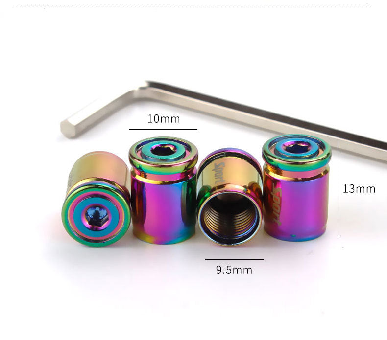 Creative Anti-theft Valve Tire Hat Modification ATS Car Design