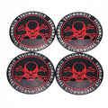 4pcs 68mm Universal Car Wheel Center Cap Stickers For Rim Hub Covers Skull Refits Styling Auto Hubcap Accessories ATS Car Design