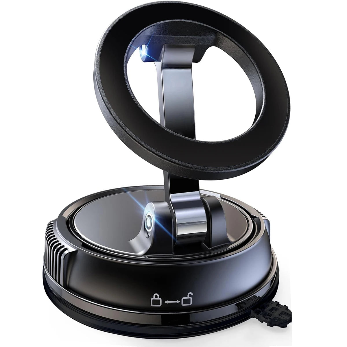 Magnetic Suction Cup Phone Mount for Magsafe 360° Adjustable Magnetic Car Phone Holder Pocket Size Foldable Car Mount ATS Car Design