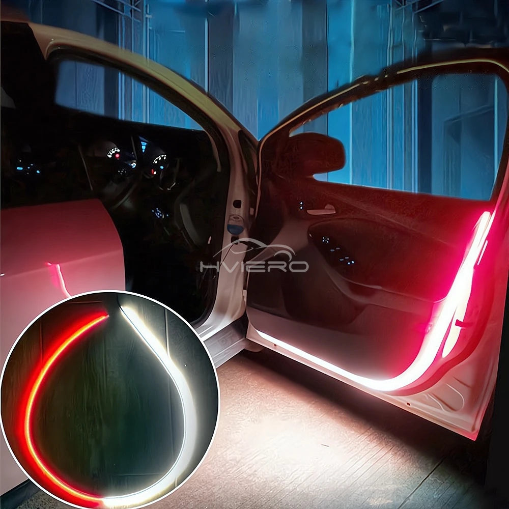 Car Door Opening Warning Flash Led Welcome Light Parking Safety auto Strobe Signal Lamp Waterproof Auto Decorative Ambient Bulb ATS Car Design