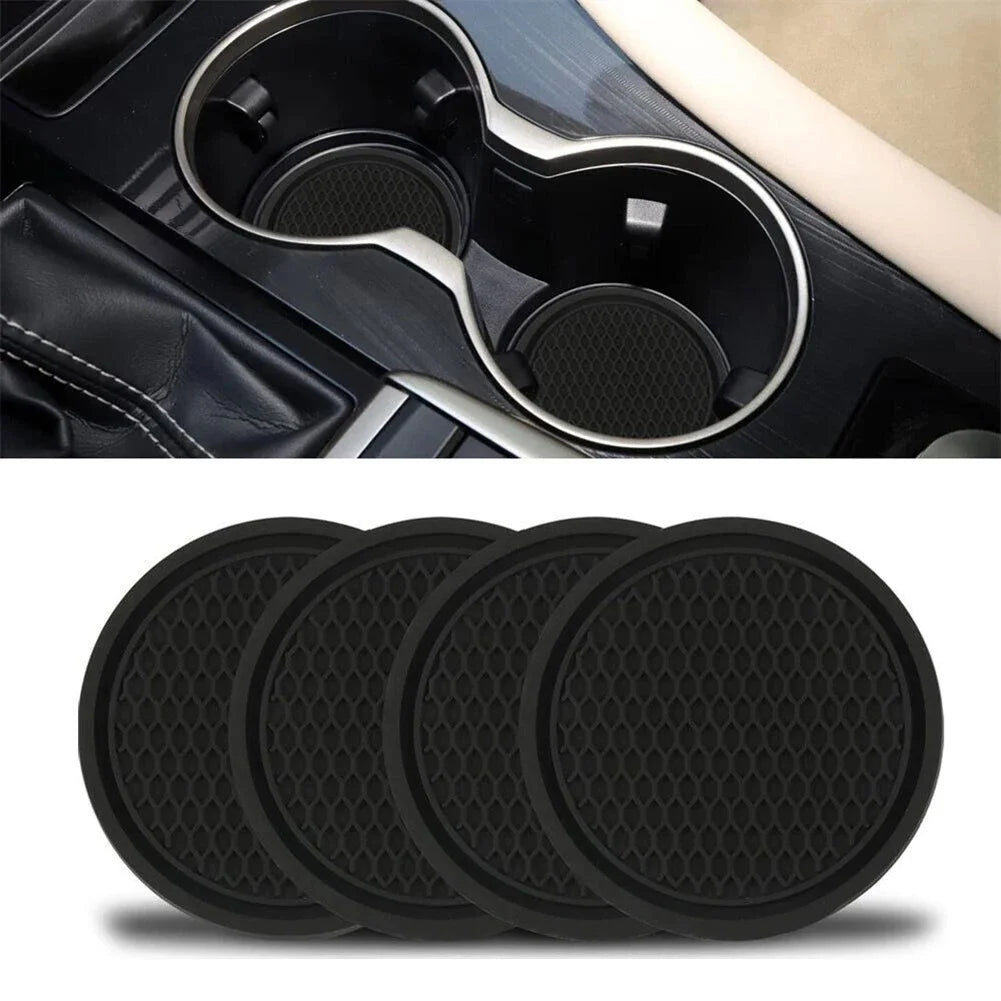Silicone Cup Holder Coasters – Anti-Slip Interior Protection ATS Car Design