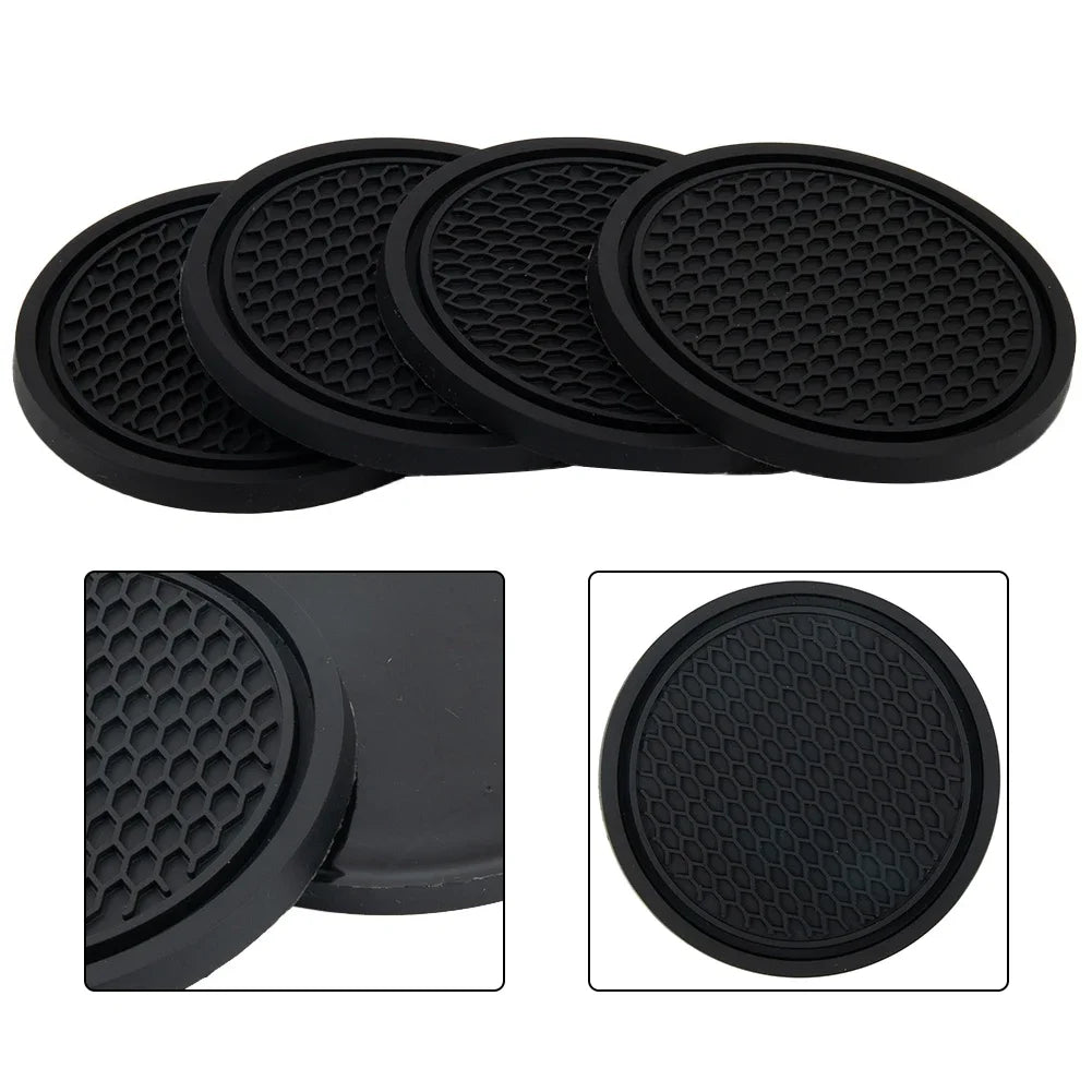 Silicone Cup Holder Coasters – Anti-Slip Interior Protection ATS Car Design