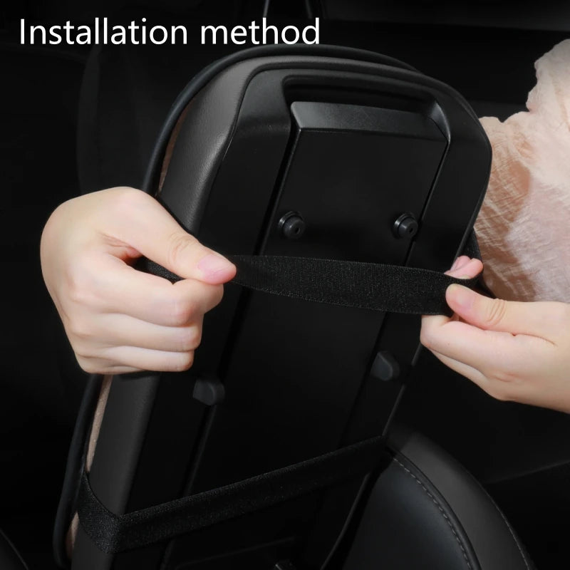 Car center armrest box decorative mat linen retro ethnic style cleaning mat ATS Car Design