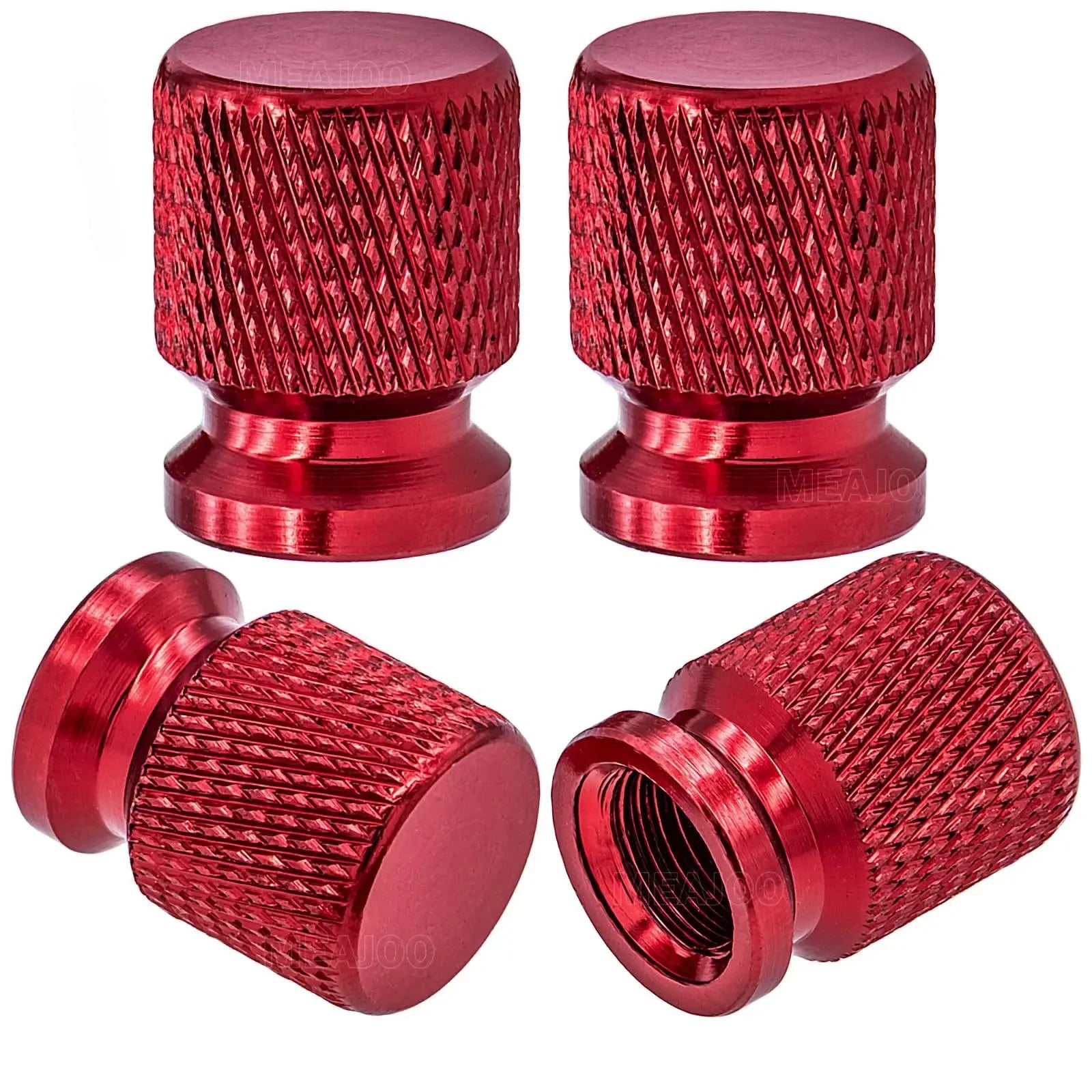 Aluminum Alloy Tire Valve Caps – External Thread Dustproof Valve Stem Covers