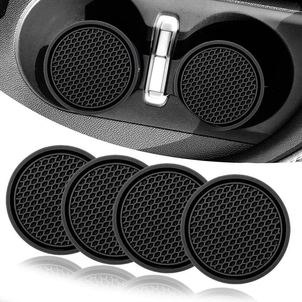 Silicone Cup Holder Coasters – Anti-Slip Interior Protection ATS Car Design