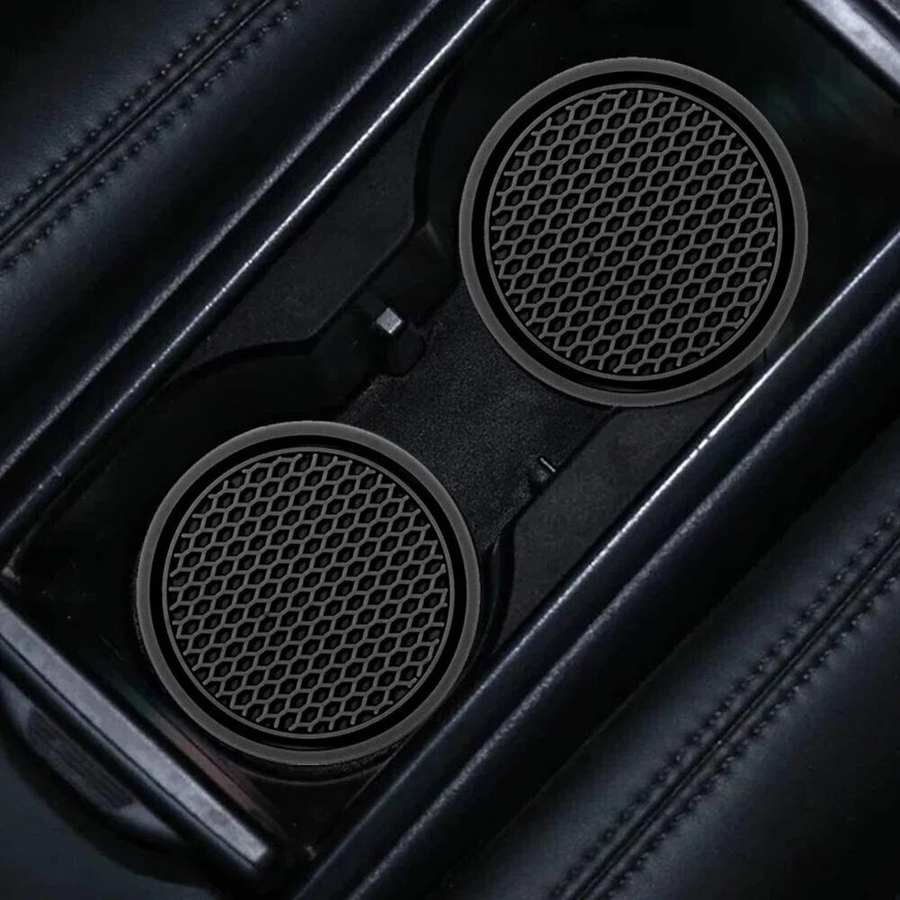 Silicone Cup Holder Coasters – Anti-Slip Interior Protection ATS Car Design