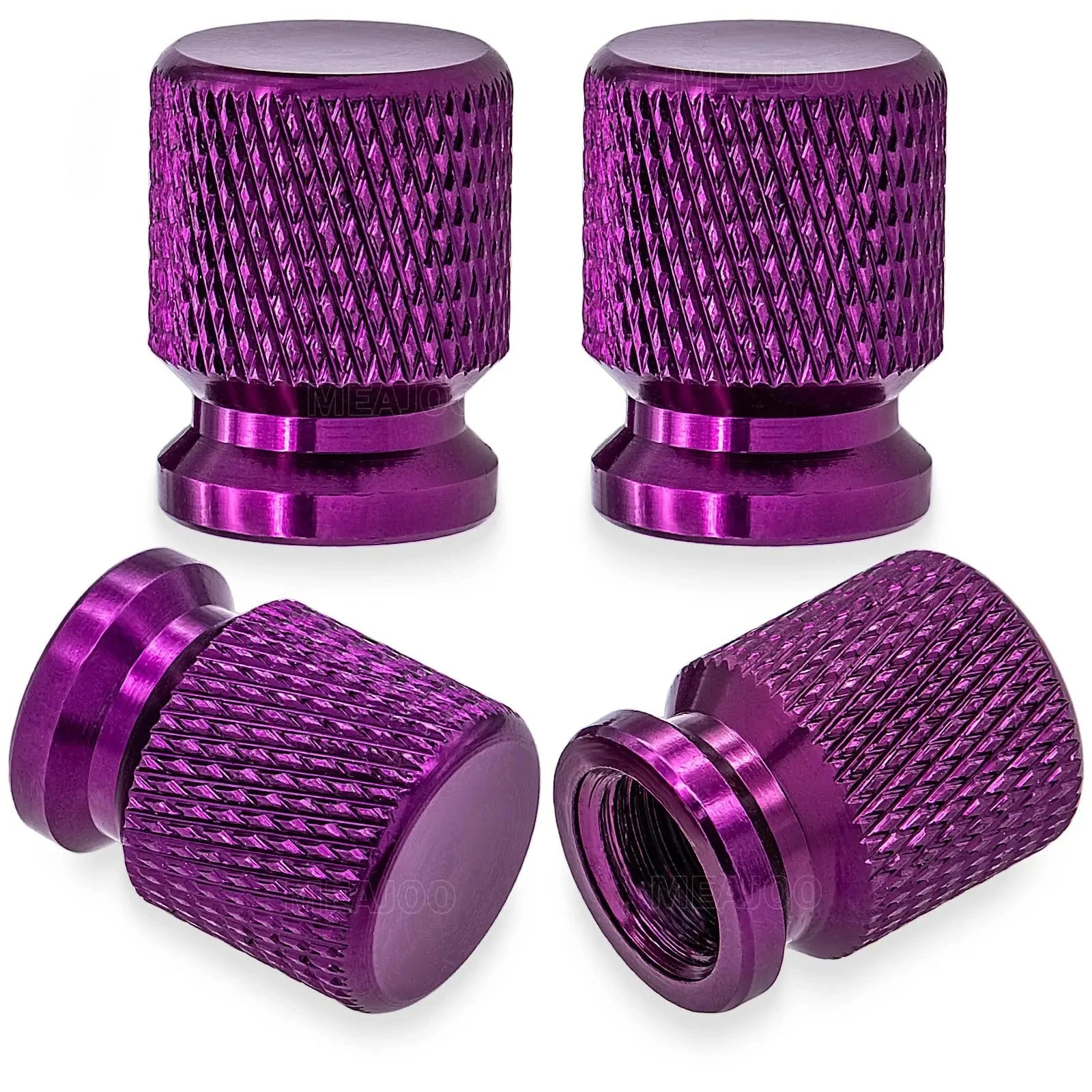 Aluminum Alloy Tire Valve Caps – External Thread Dustproof Valve Stem Covers